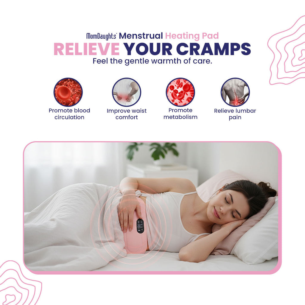 Menstrual Period Heating Pad for Cramps Massage