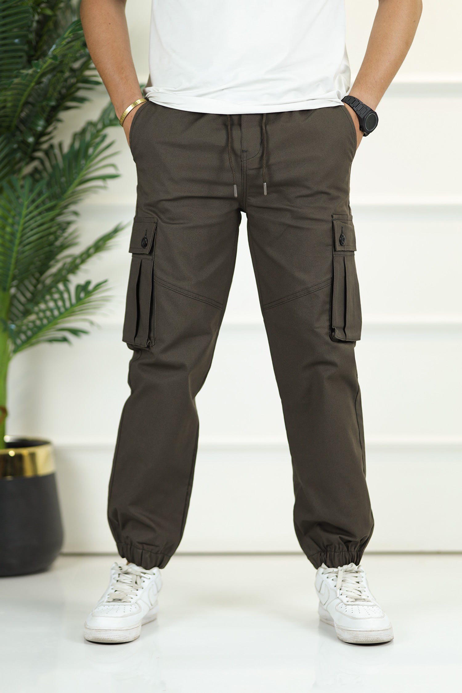 6 Pockets Premium Cotton Cargo Trouser