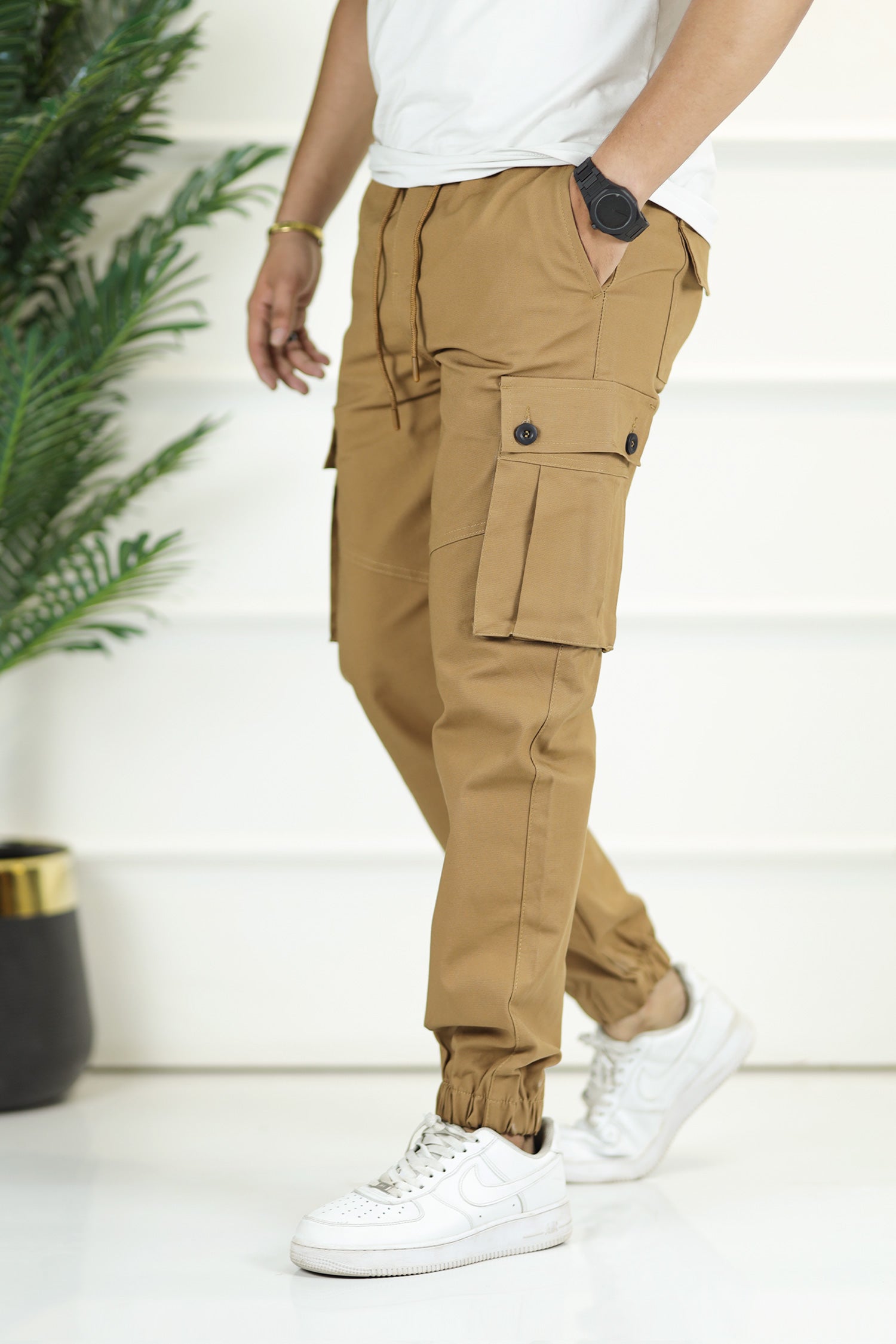 6 Pockets Premium Cotton Cargo Trouser
