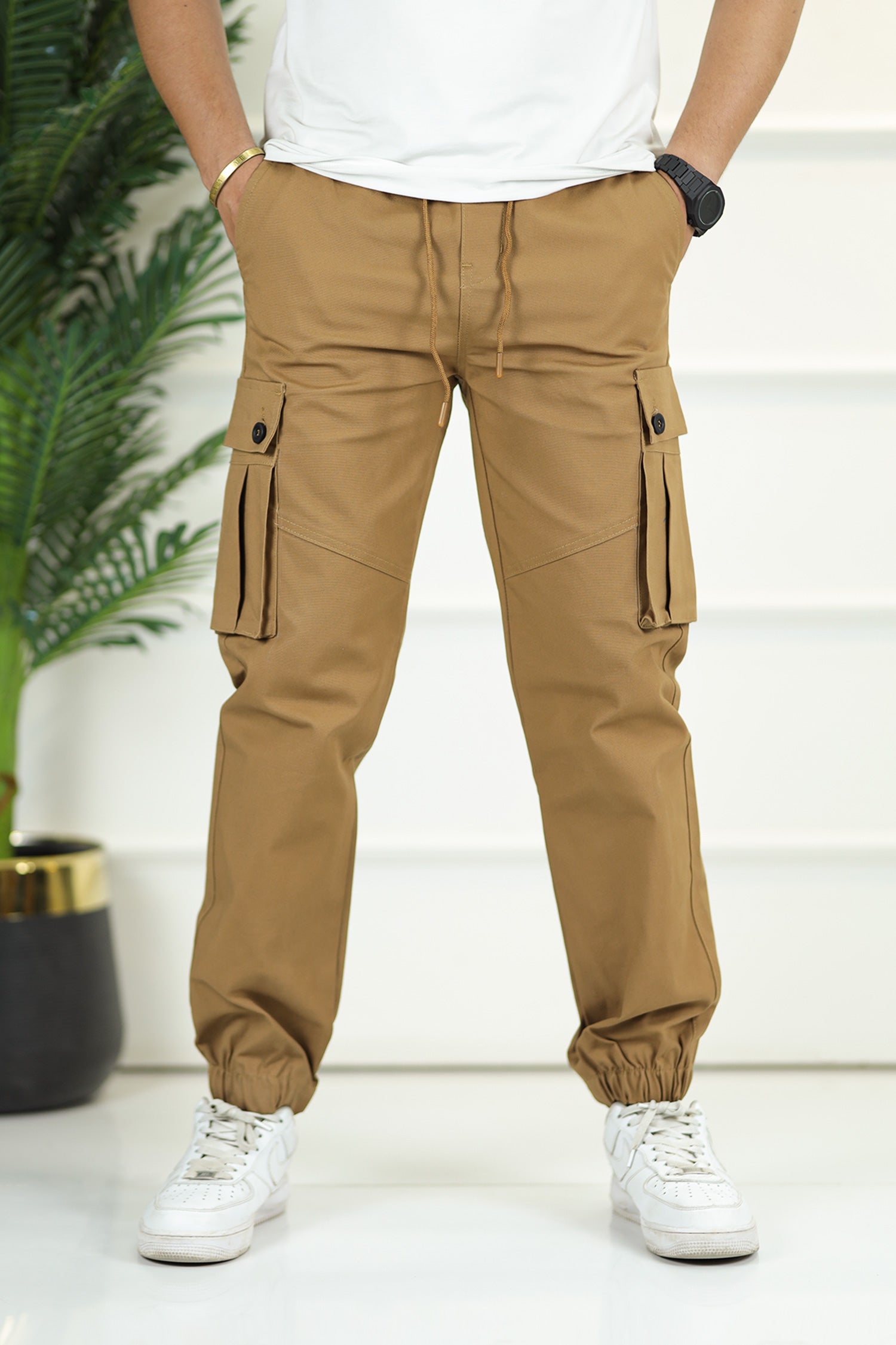 6 Pockets Premium Cotton Cargo Trouser