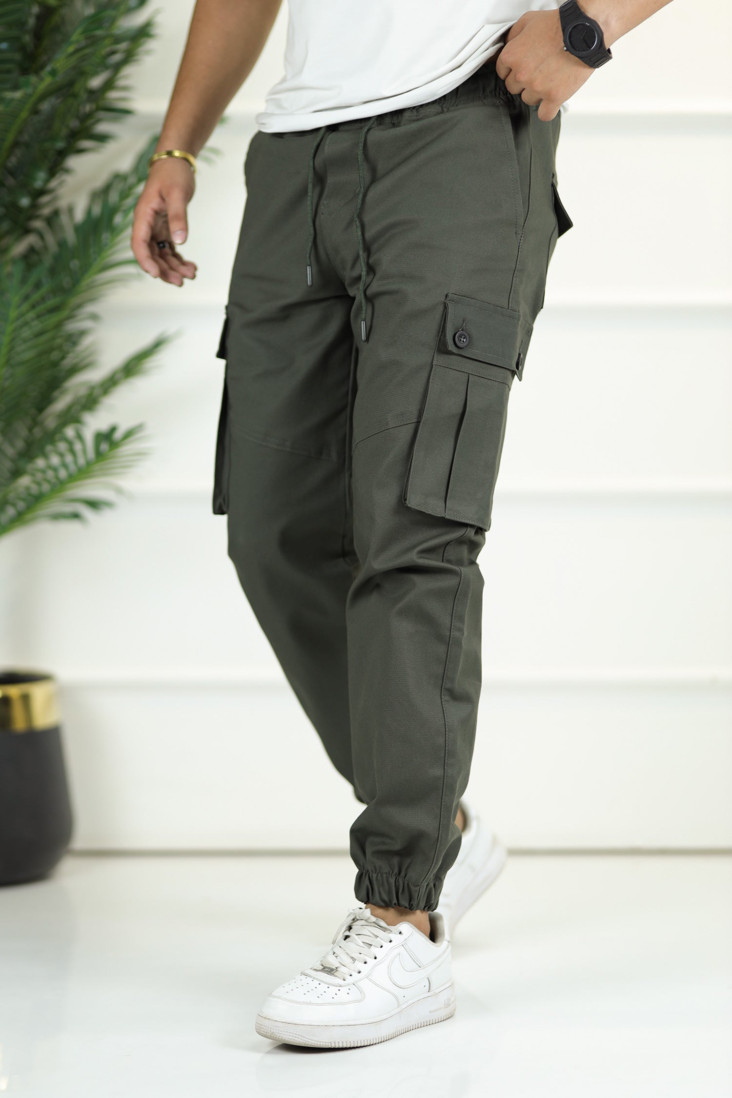 6 Pockets Premium Cotton Cargo Trouser