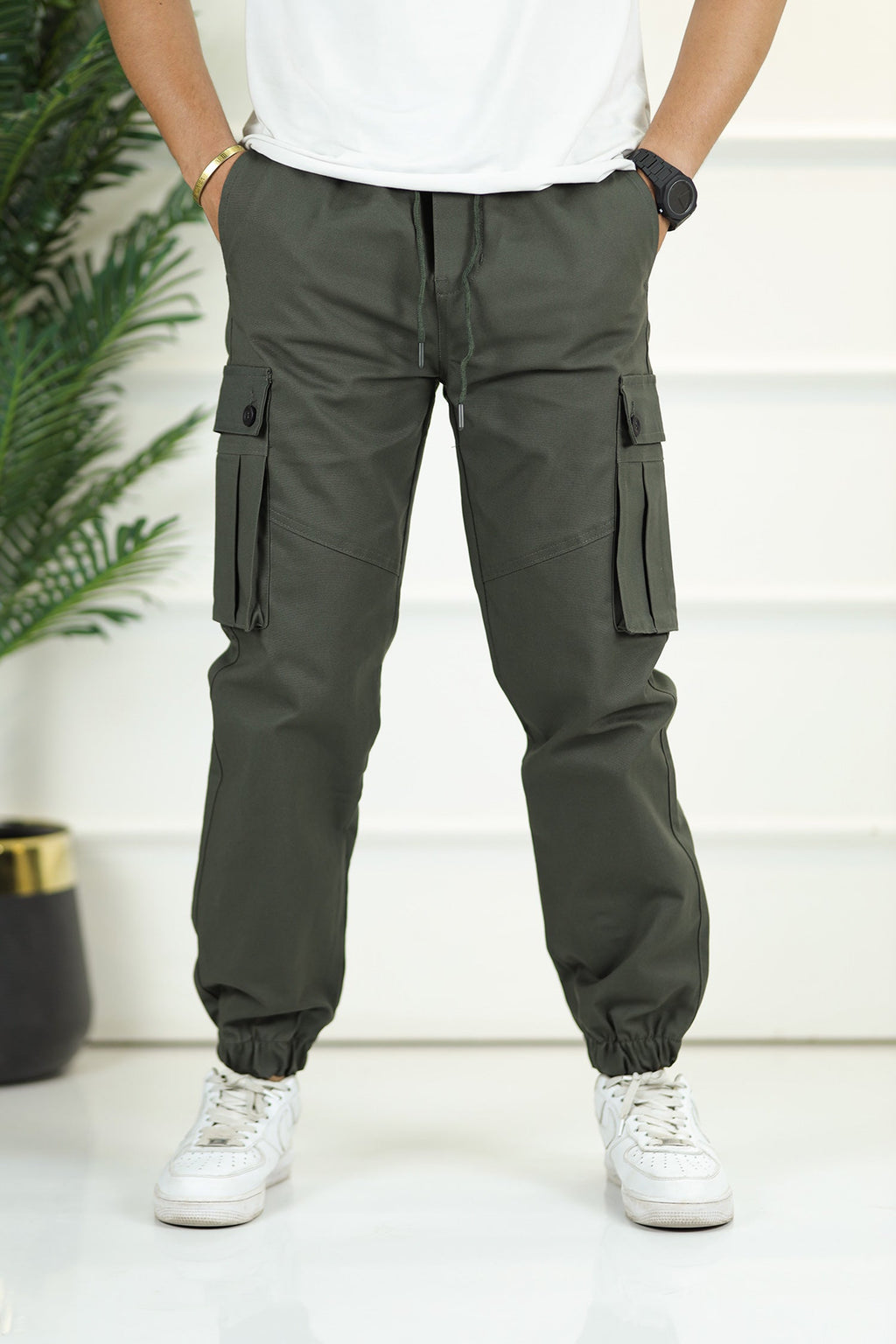 6 Pockets Premium Cotton Cargo Trouser