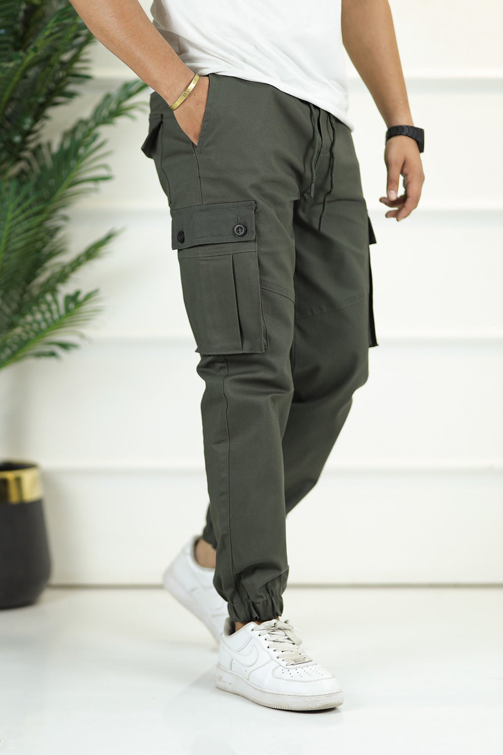 6 Pockets Premium Cotton Cargo Trouser