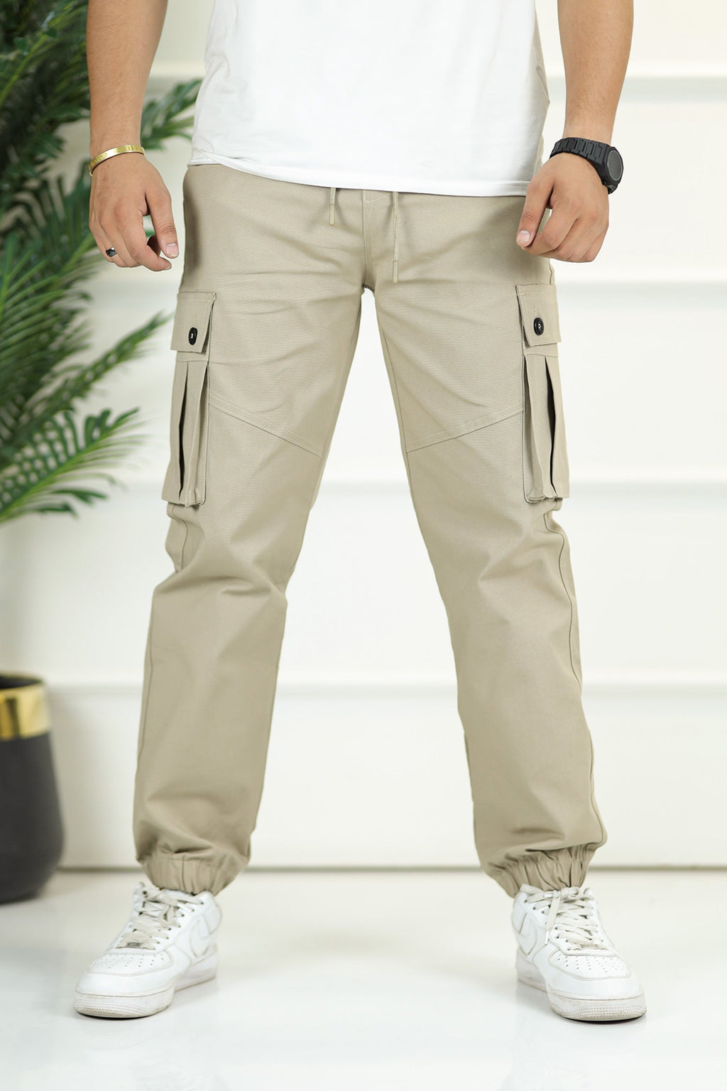 6 Pockets Premium Cotton Cargo Trouser