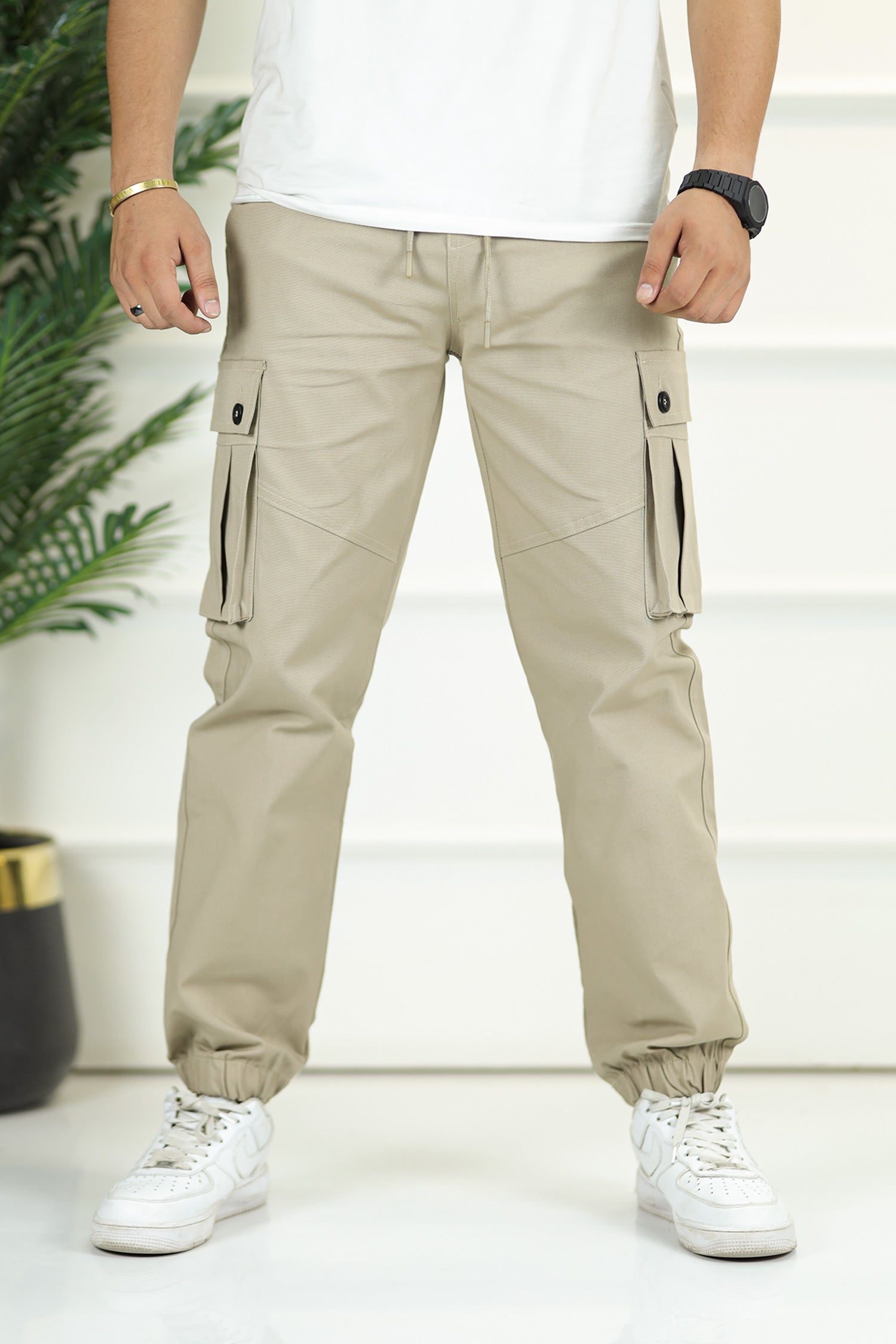 6 Pockets Premium Cotton Cargo Trouser